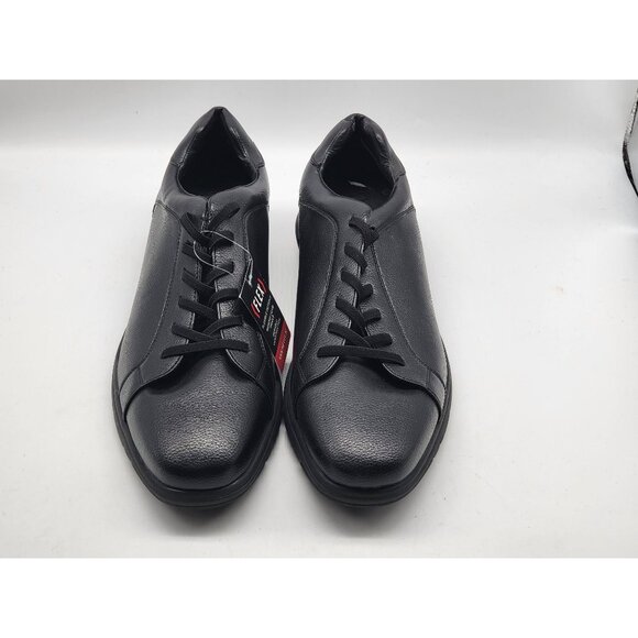 Van Heusen Flex Non Slip Mens Memory‎ Foam Black Shoes Size 10.5 - Picture 2 of 9